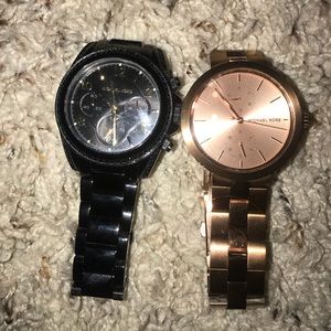 TWO MICHAEL KORS WATCHES